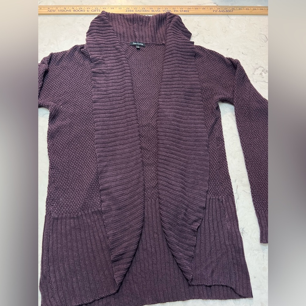 Pink Clover Plum Knit Cardigan‎